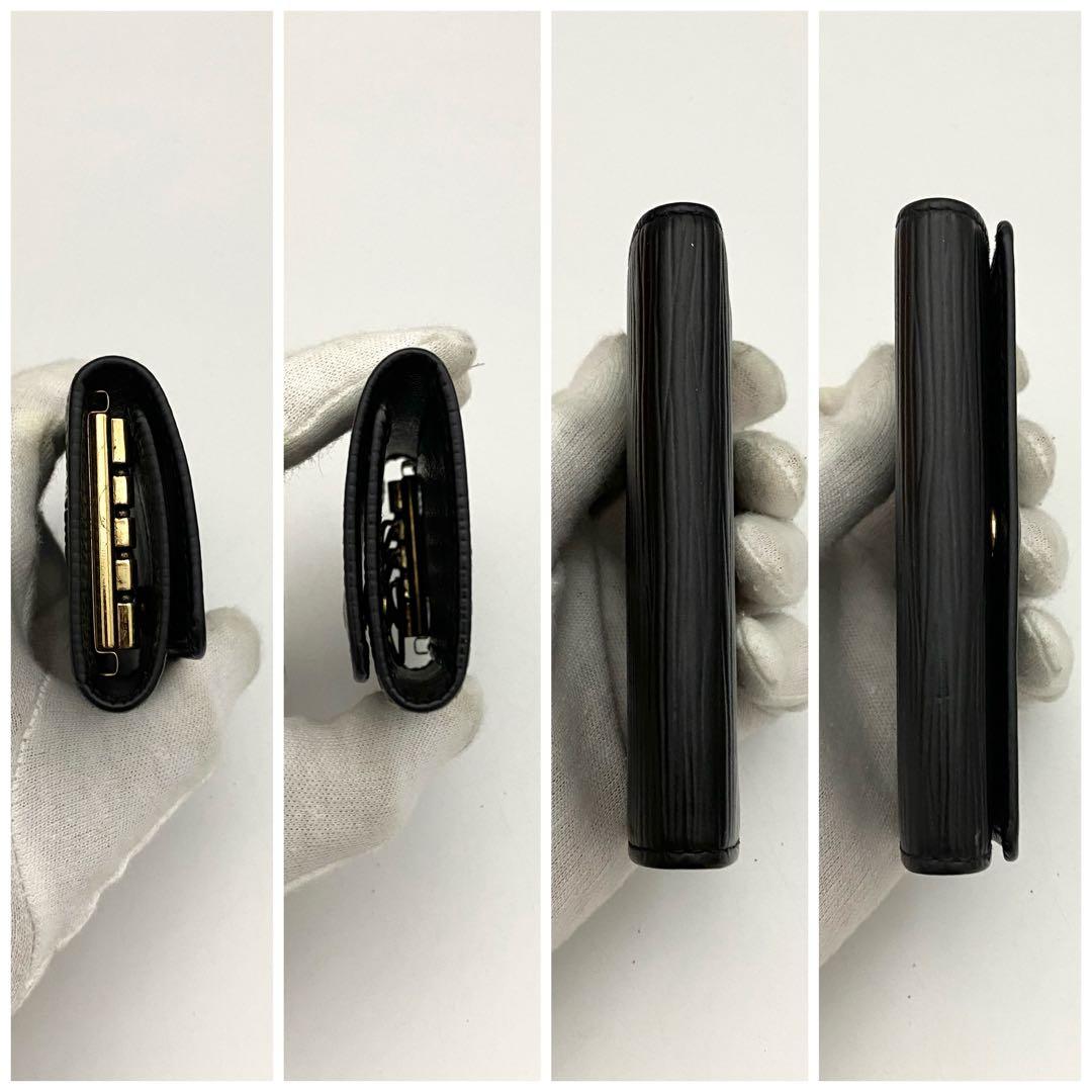 ルイヴィトン　エピ　キーケース　ミュルティクレ4 ブラック