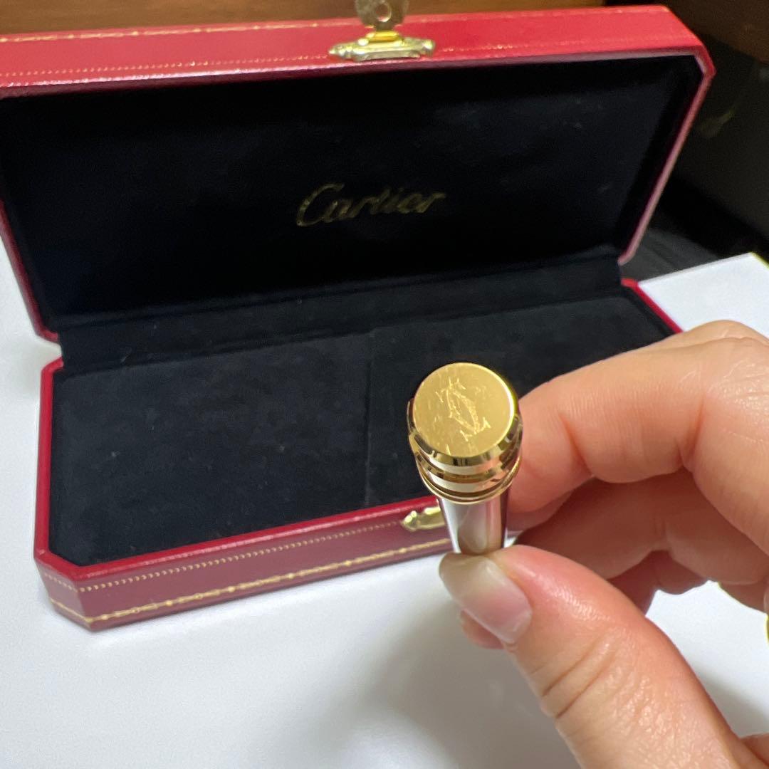 【美品】Cartier カルティエ　高級　ボールペン　ツイスト式