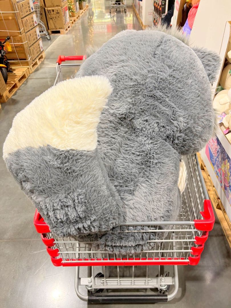 コストコ　ルシファー　特大ぬいぐるみ　ブランケット付き　クリスマスプレゼントに