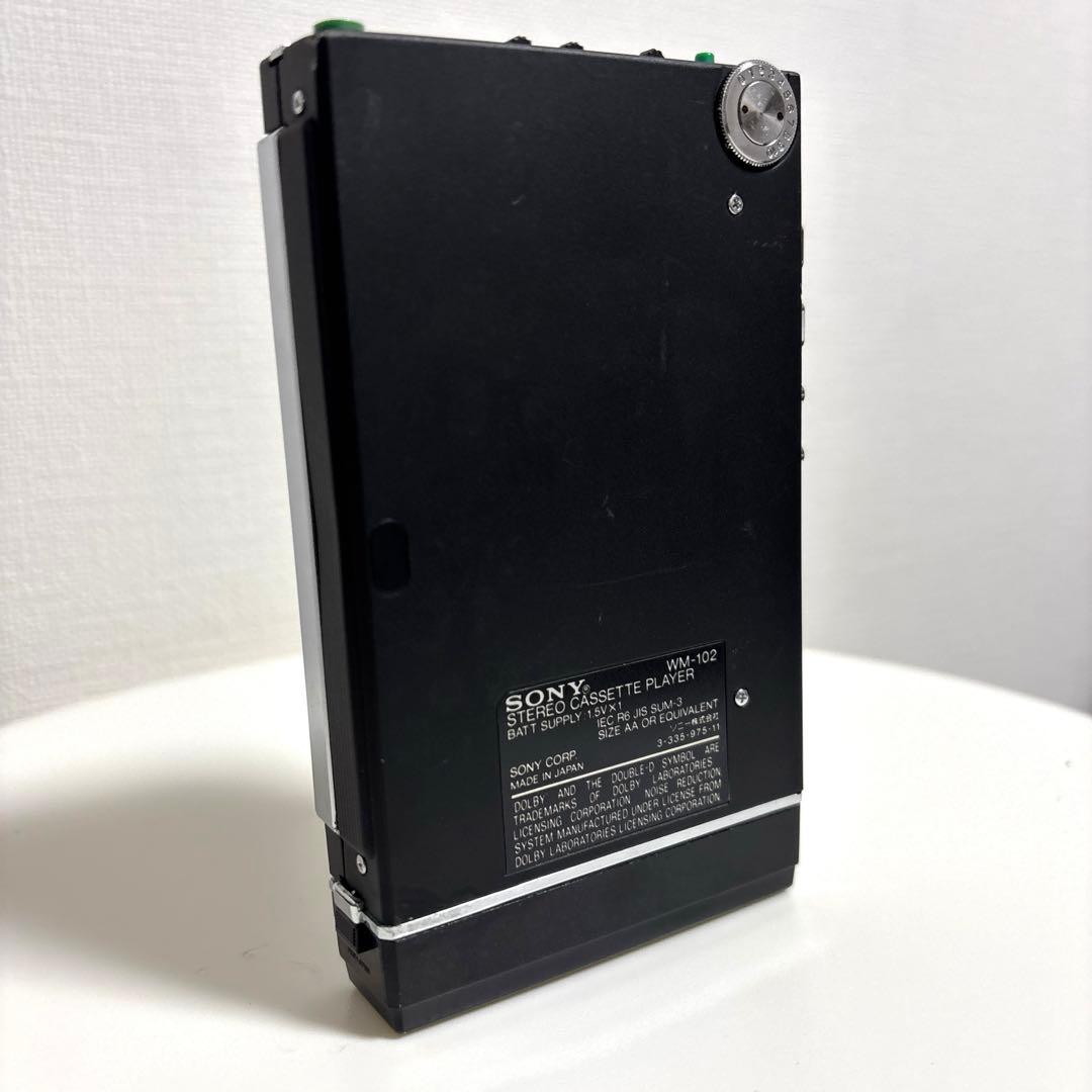 SONY WALKMAN WM-102 ステレオカセットプレイヤー
