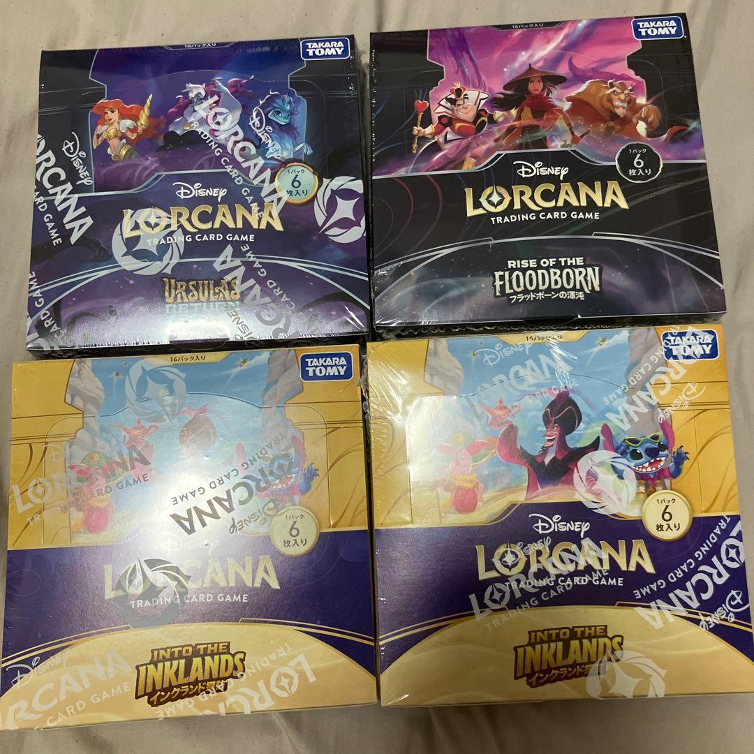 ディズニー・ロルカナ 日本語版 まとめて売り 4ボックス シュリンク付き未開封