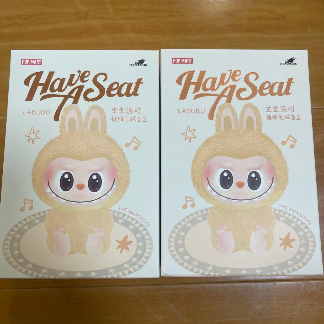ポップマート 正規品labubu ラブブ have a seat 未開封 2点