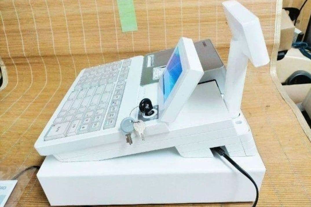 カシオレジスター　SR-S4000　スマホ連携Bluetooth　987654