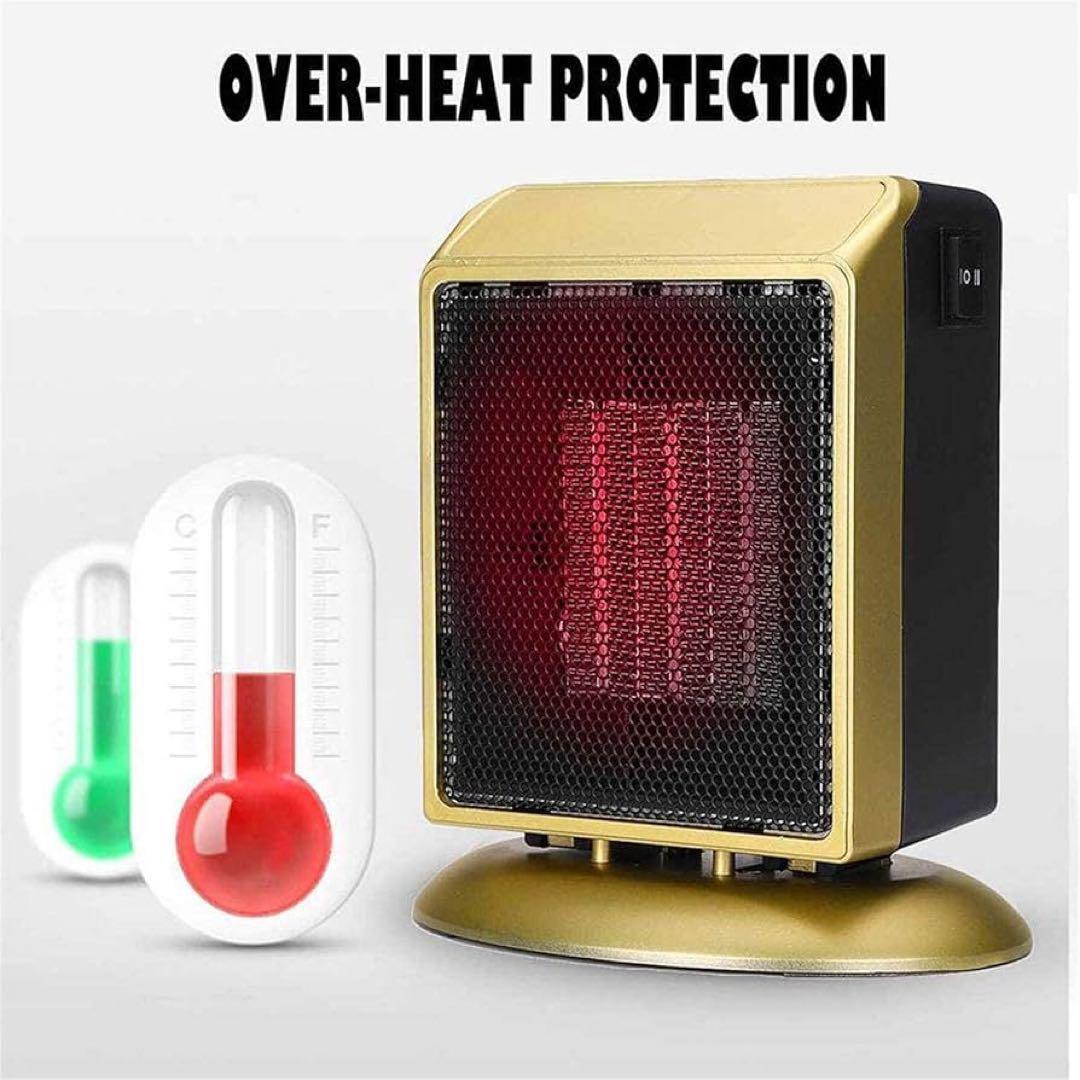 ＊ヒーター 電気 900W 調節可能な ポータブル電気ヒーター 床置き シルバー