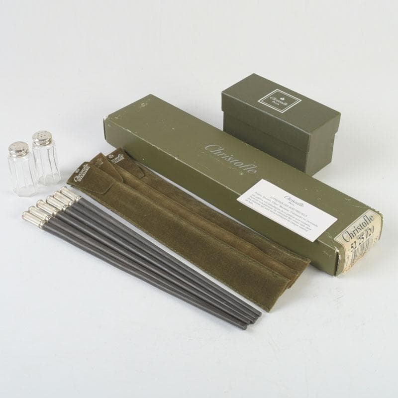 CHRISTOFLE　クリストフル　箸三膳　ソルト＆ペッパーセット　V　9819