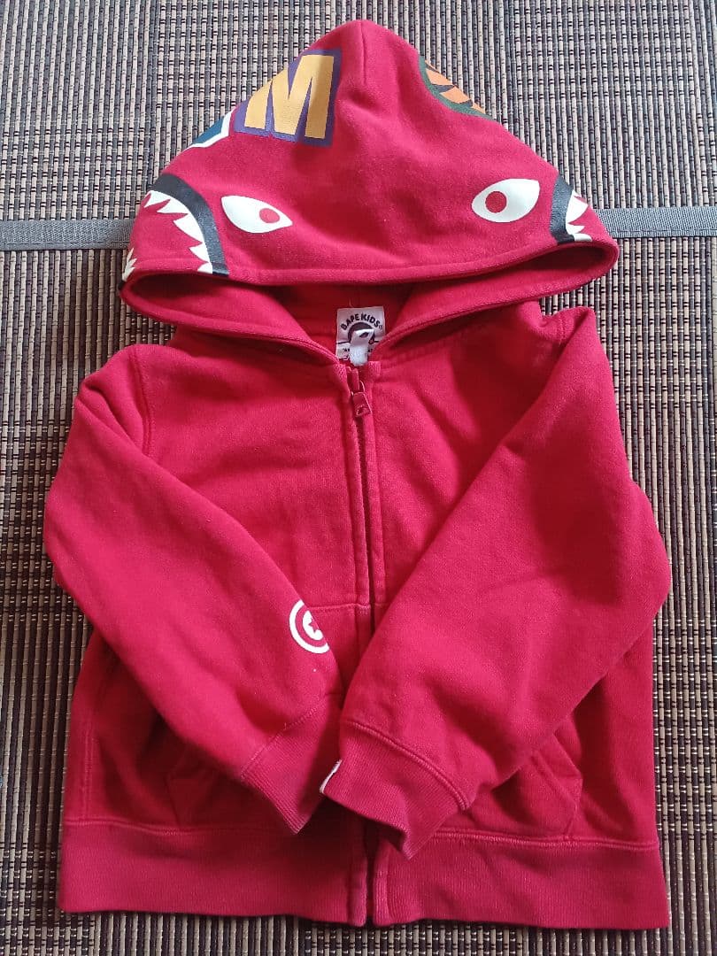 エイプ！キッズパーカー三点セット☆シャーク柄！サイズ90☆