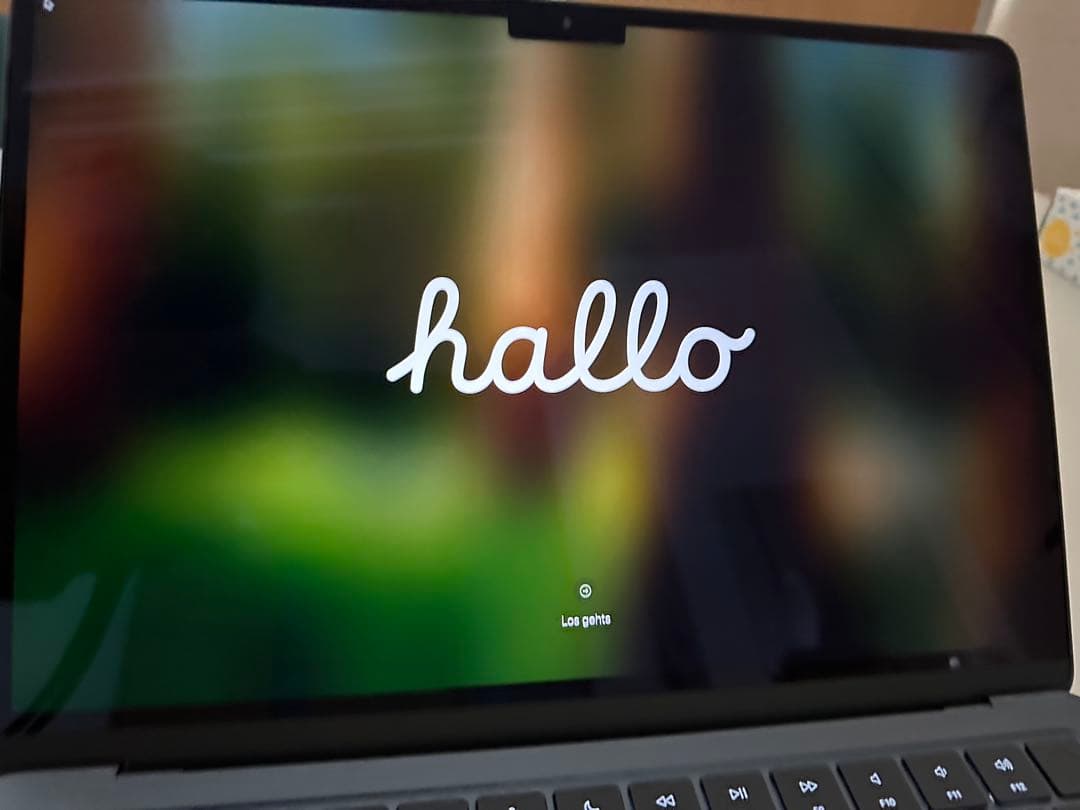 スペースグレー MacBook本体 日本語キーボード
