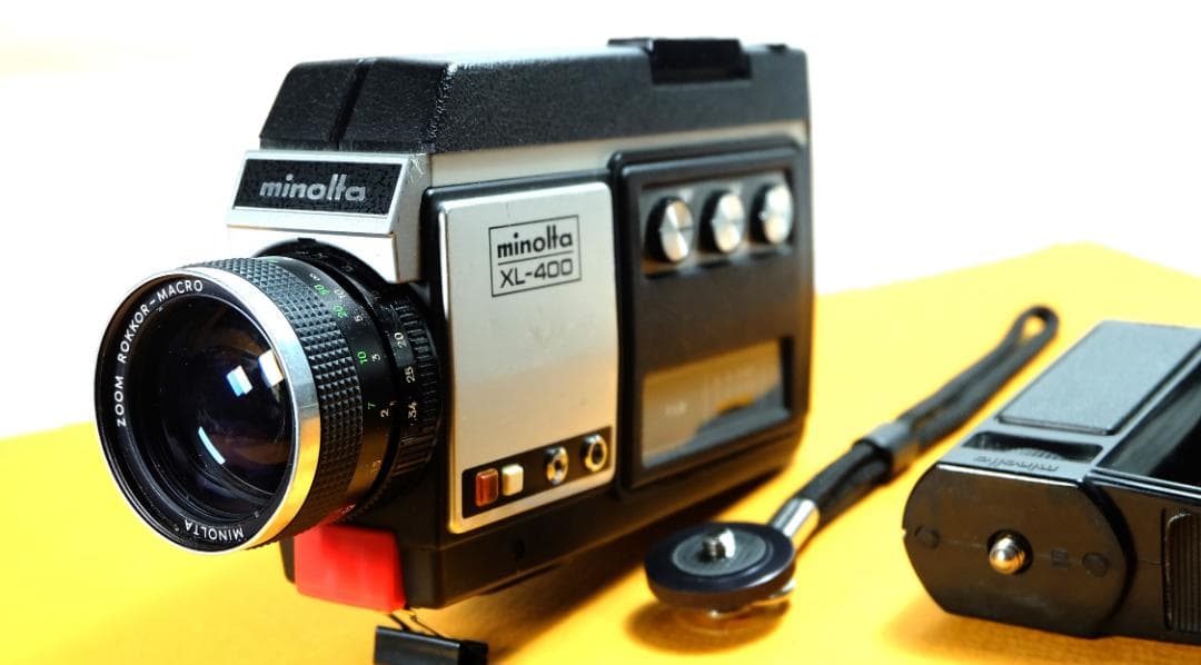 レトロ　希少品　Minolta XL-400 8mmカメラ 主要動作確認済
