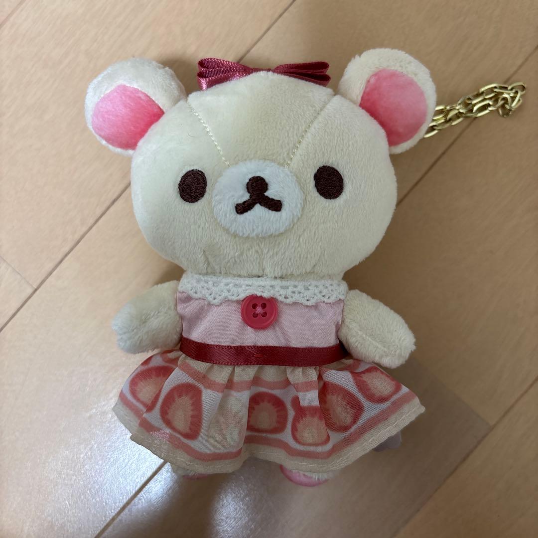 コリラックマ　限定 ぶらさげぬいぐるみ ストロベリーショートケーキ