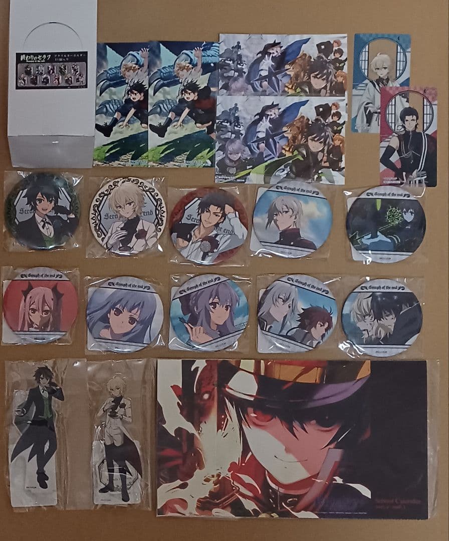 終わりのセラフ　色紙　キーホルダー