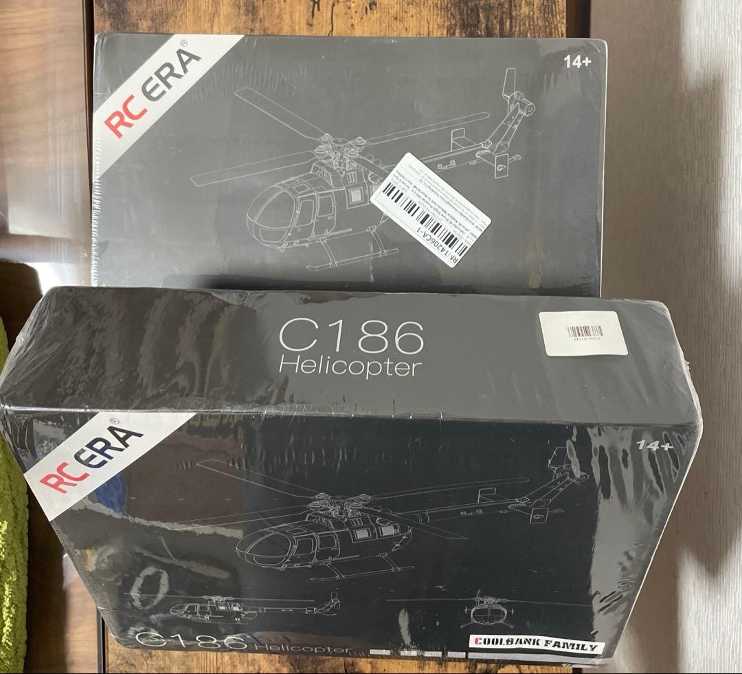新品２つ　C186 RC ヘリ・モード1と2対応