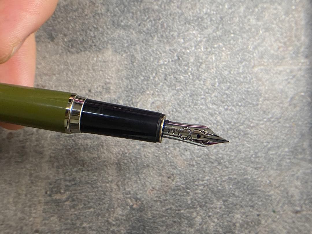 筆記具 montblanc noblesse oblige green 14k 585