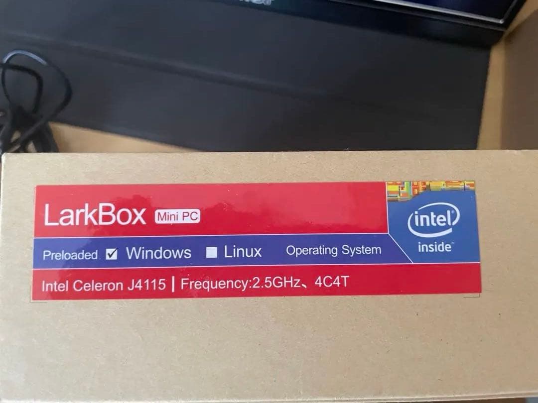 LarkBox ミニPC Celeron J4115 Windows 11