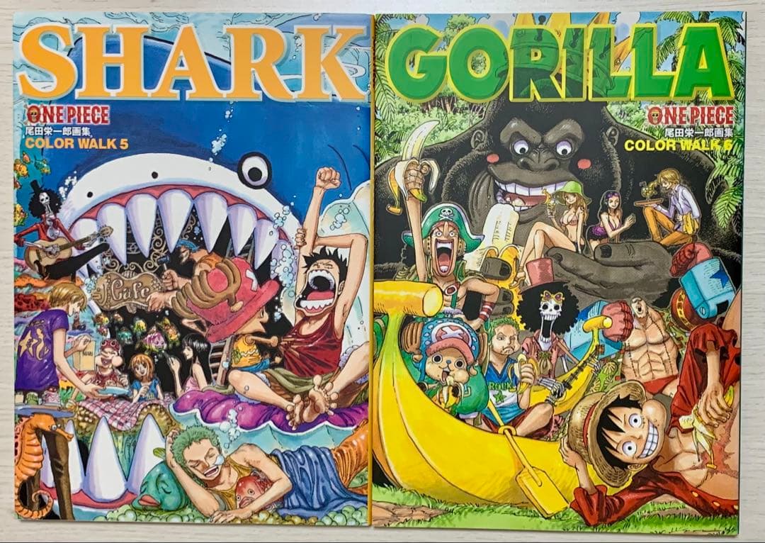 【美品】ONE PIECE 尾田栄一郎画集COLOR WALK 1〜10 セット