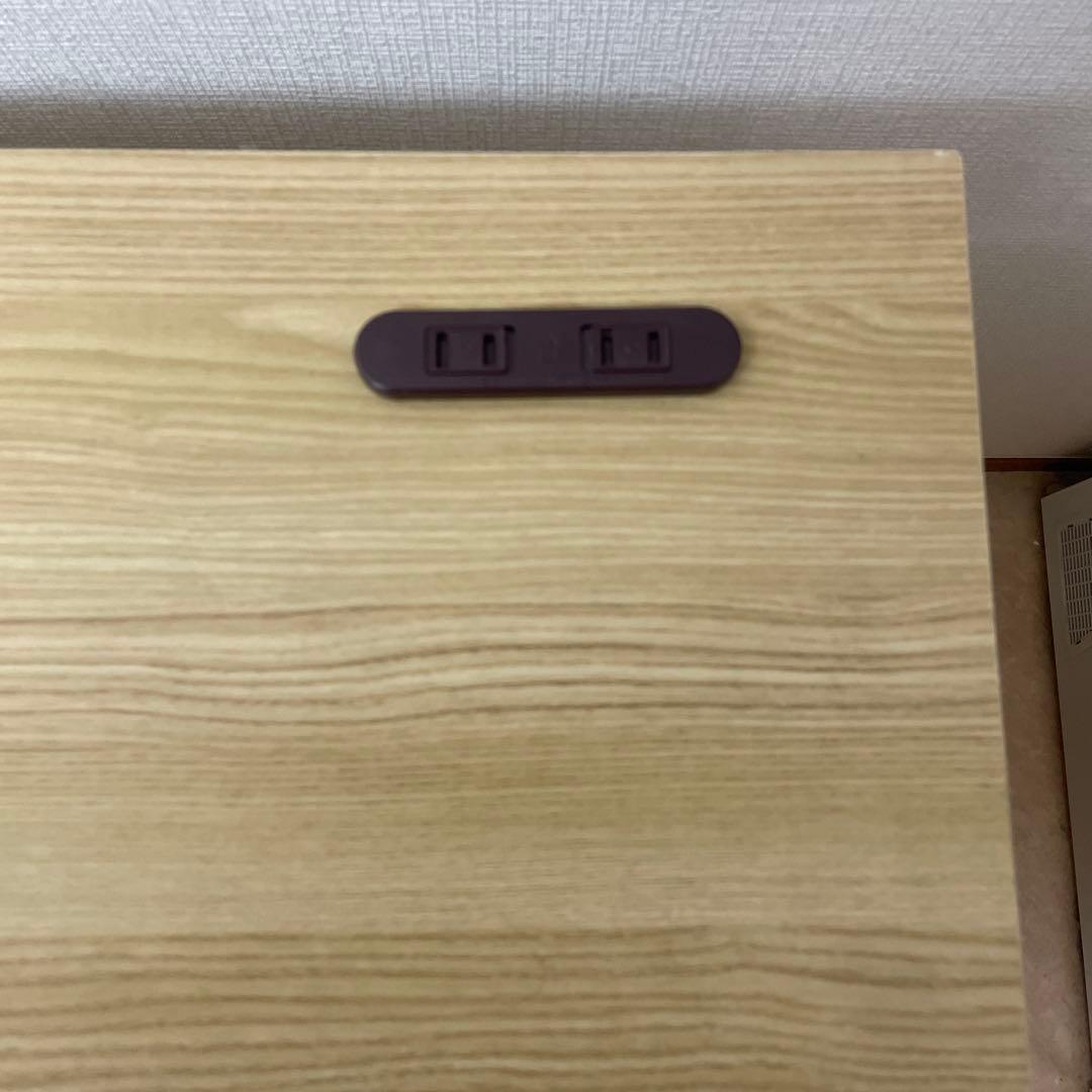 木目調　キャビネット　食器棚