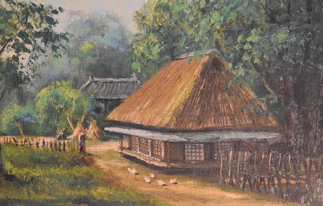 お宝速報❣　コロナ還元値引き！！　洋版画の重鎮・向井潤吉　真作保証　肉筆