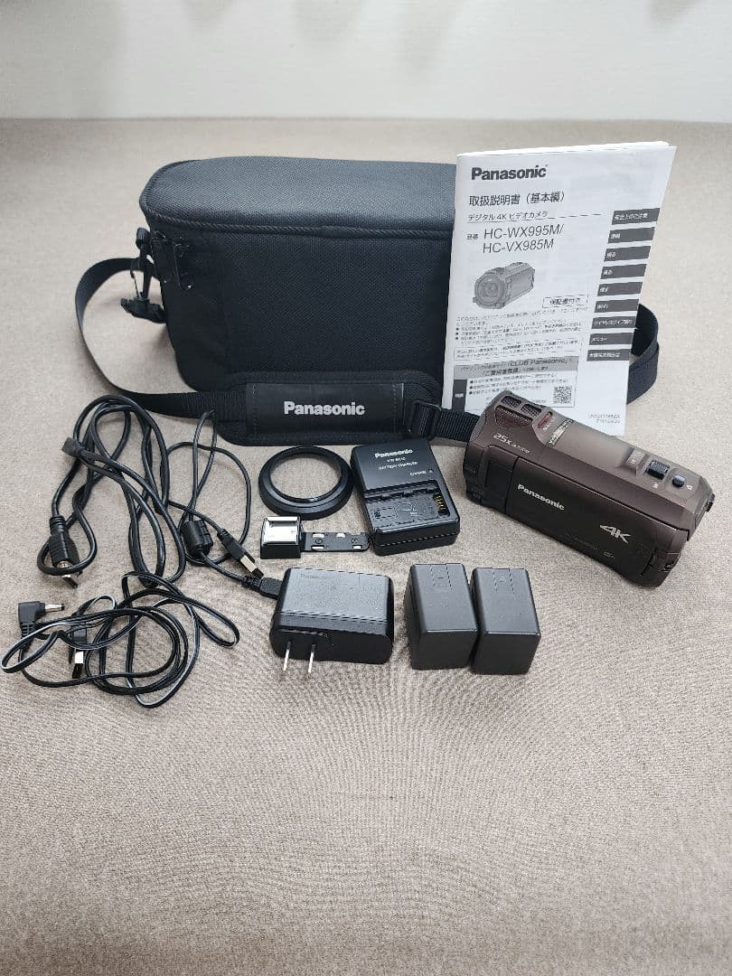 Panasonic HC-WX995M デジタル ビデオカメラ 本体 4K