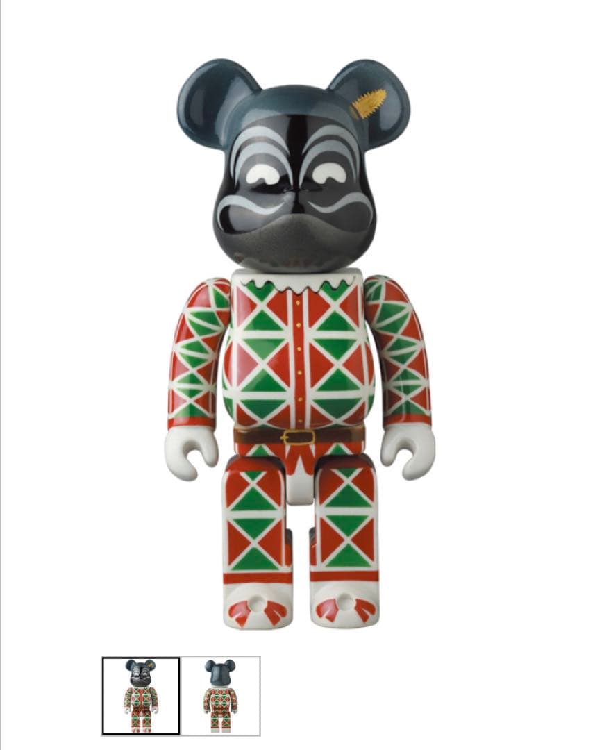 新品未開封　九谷焼 × BE@RBRICK ARLECCHINO 400％