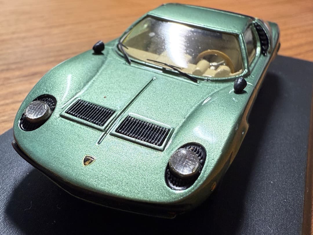 SMTS 1/43 ランボルギーニ ミニカー メタリックグリーン