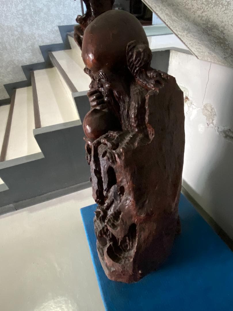 寿老人像(木製）