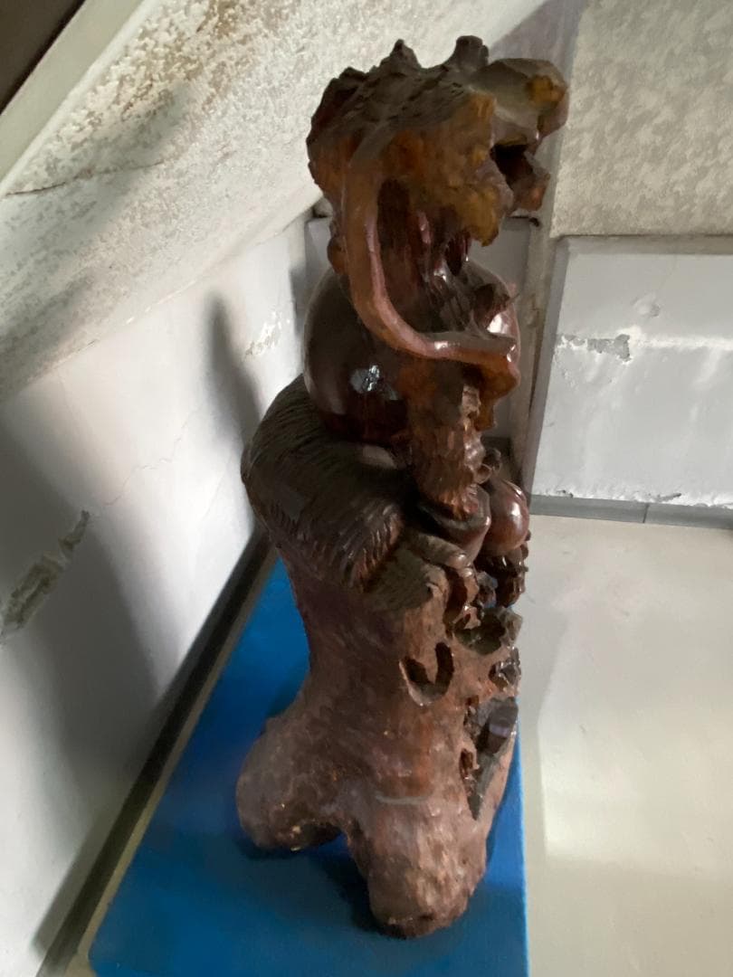 寿老人像(木製）