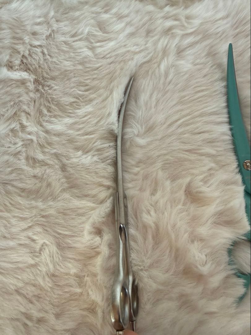 【得】トリミング用カーブハサミ3本 鉗子1本セット