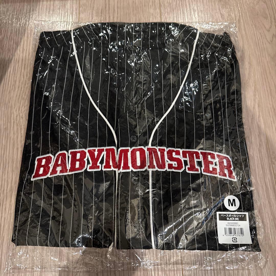 BABYMONSTER ベビモン ベースボールシャツ “新品・未開封”Mサイズ
