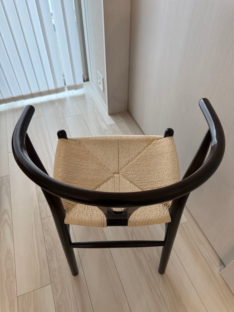 【美品】Yチェア 風 北欧家具 椅子 ダイニングチェア リプロダクト ブラウン