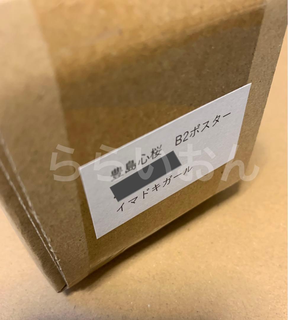 激レア　当選品　週刊プレイボーイ　豊島心桜　直筆サイン入り　B2ポスター　特典