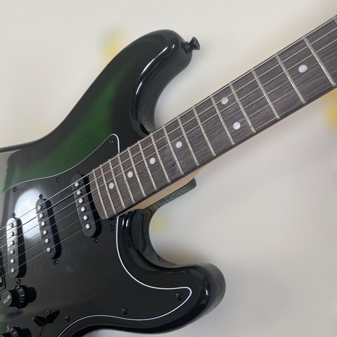 【美品】SELDER サンバースト エレキギター セルダー グリーン ストラト