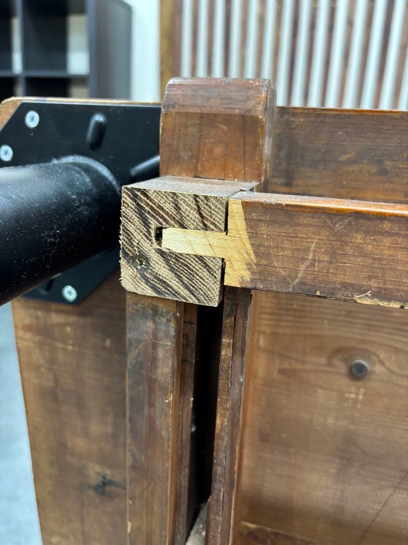 【リメイク】 ビンテージ ワークテーブル／ダイニングテーブル