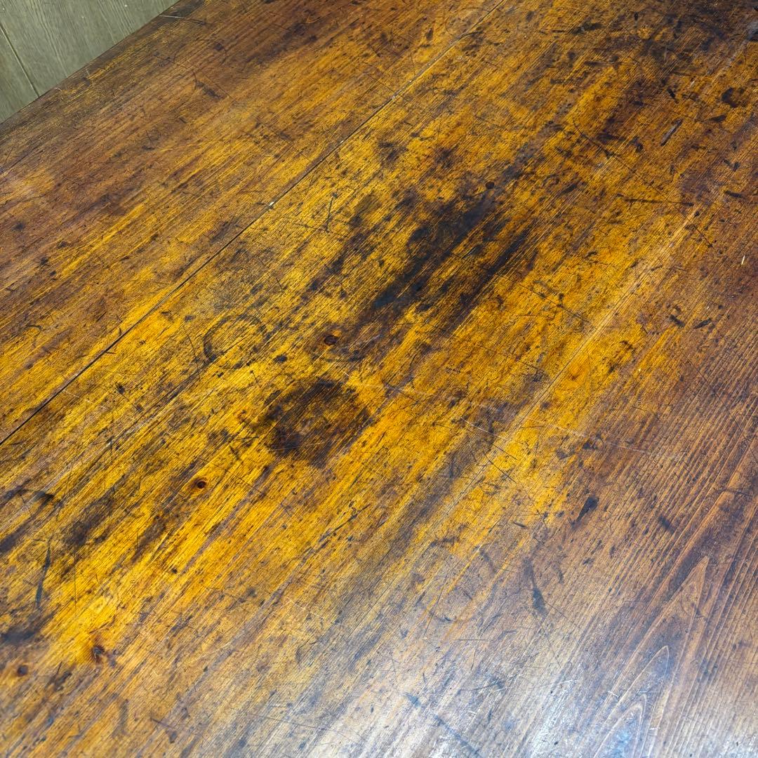 【リメイク】 ビンテージ ワークテーブル／ダイニングテーブル