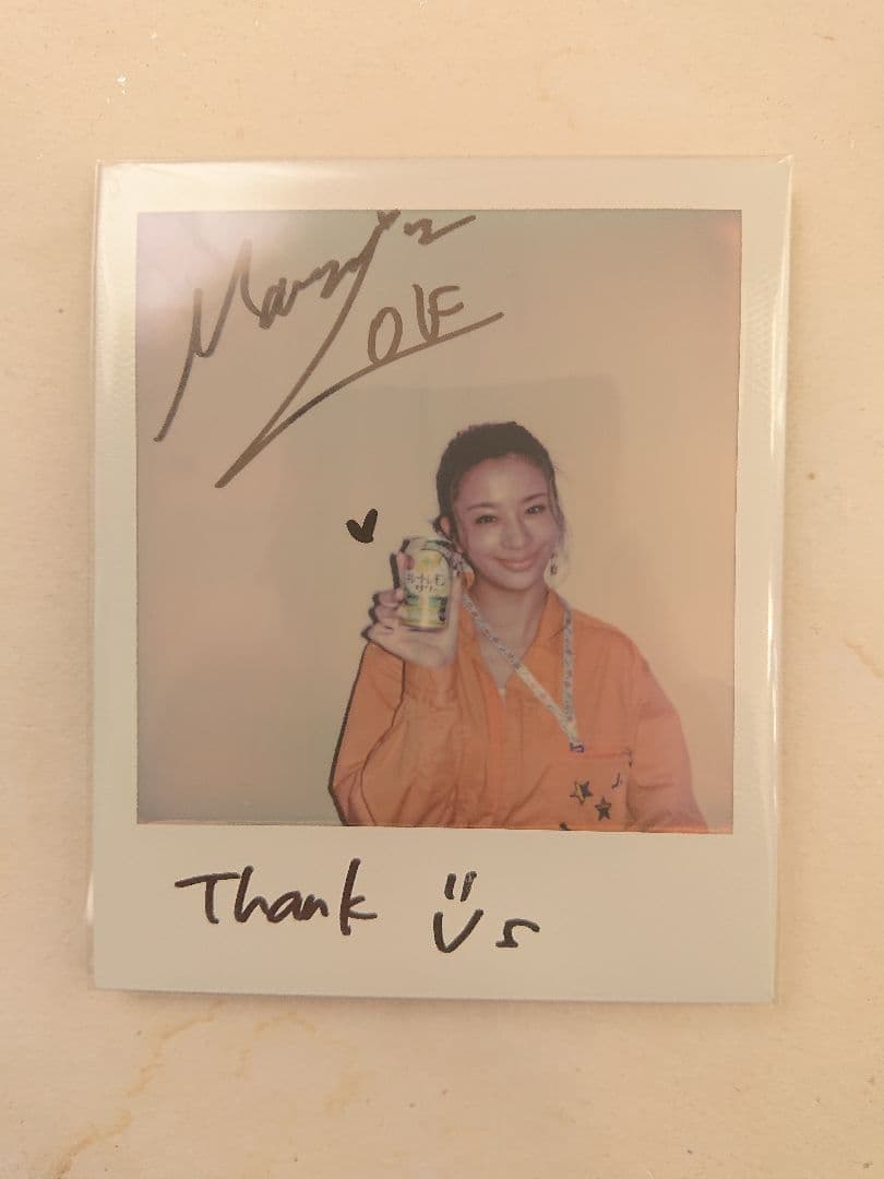高橋メアリージュン キレートレモン 直筆サイン入り写真
