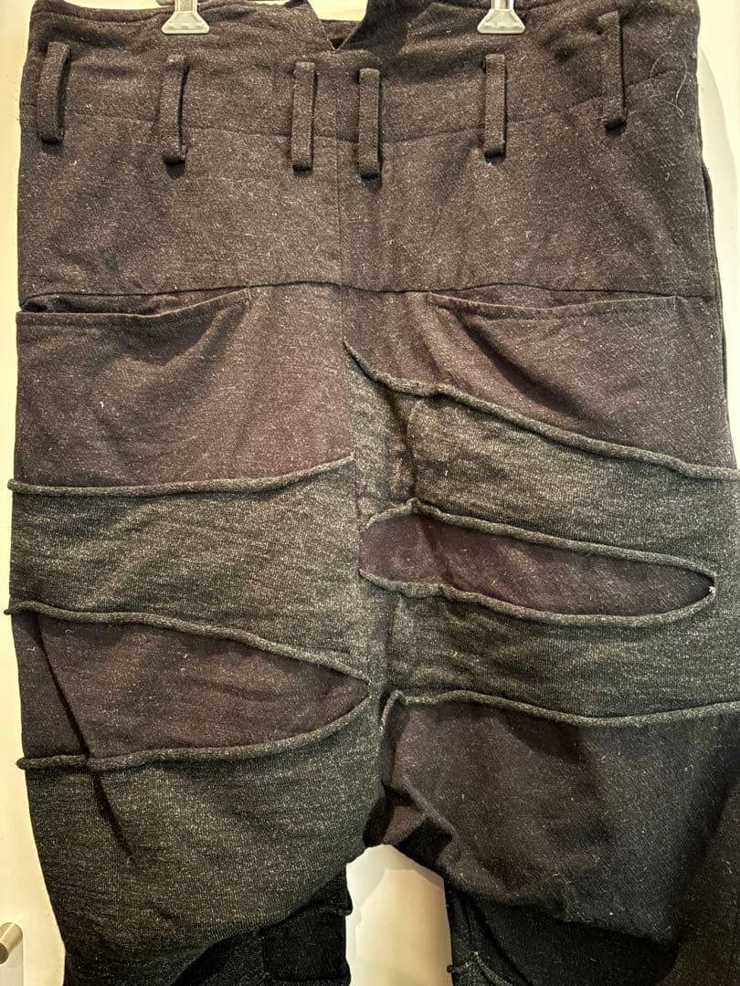 nude:masahiko maruyama パッチドサルエルパンツ