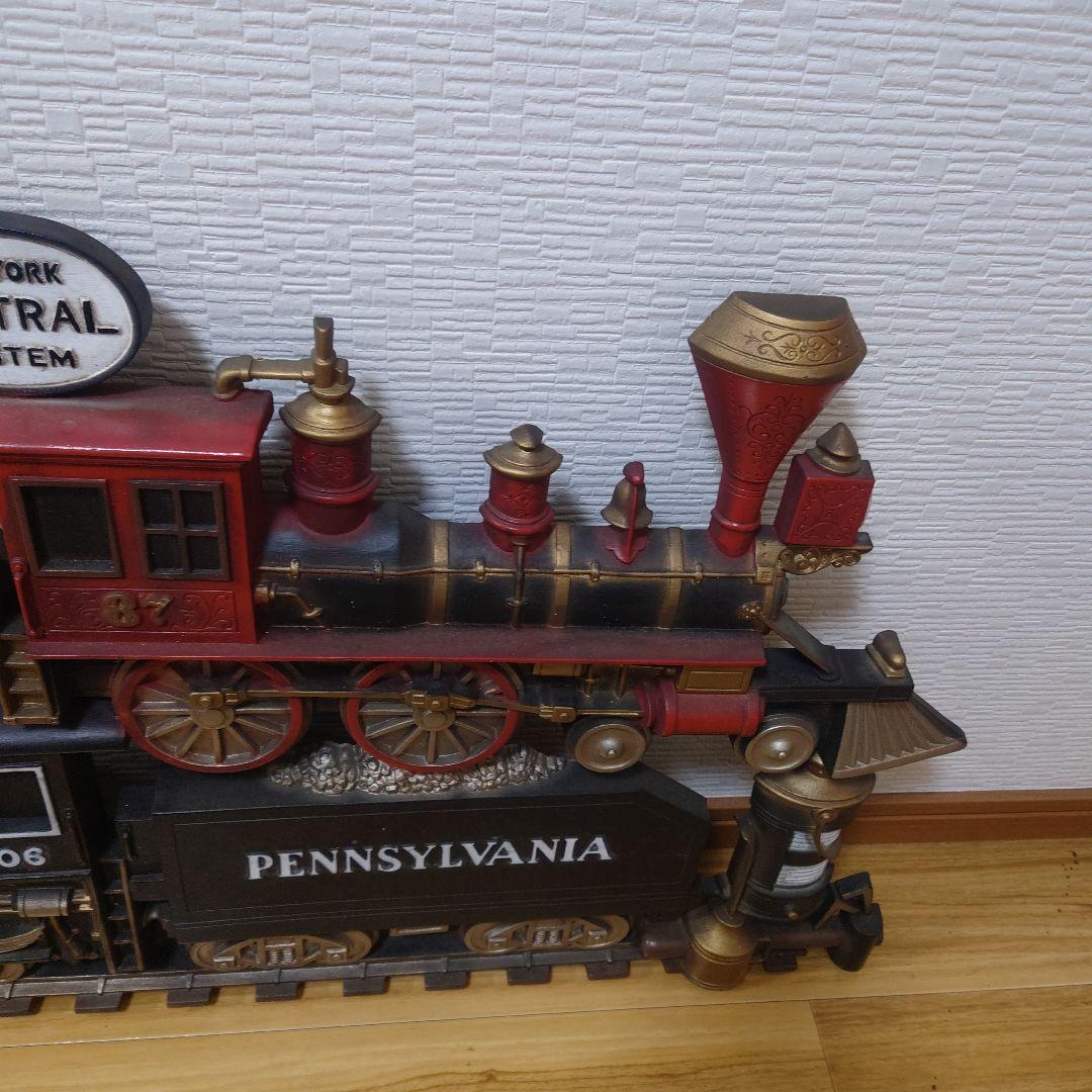 ★入手困難★アメリカ鉄道 ヴィンテージ風 蒸気機関車 立体ウォールデコ 大型
