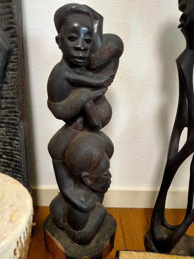アフリカ　マコンデ等の彫刻コレクション　※マコンデ1体売却済の為ご注意願います。