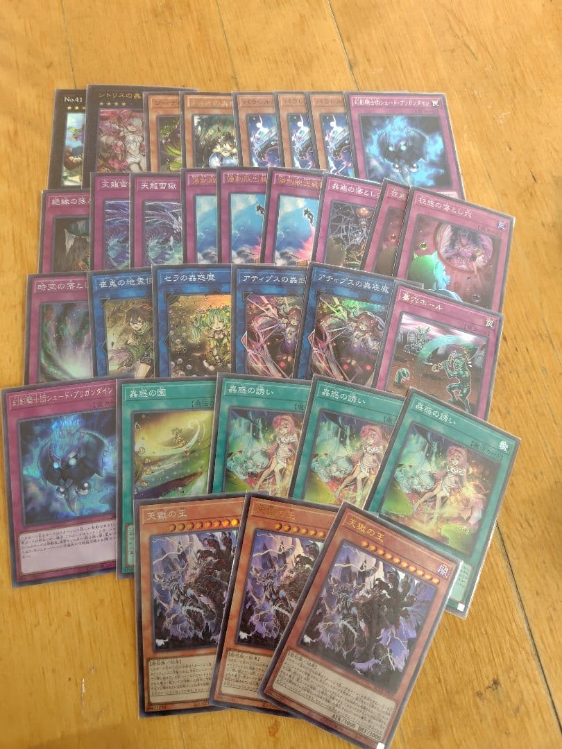 蟲惑魔デッキ　メイン40、EX15、余剰パーツ、スリーブ、ケース付き