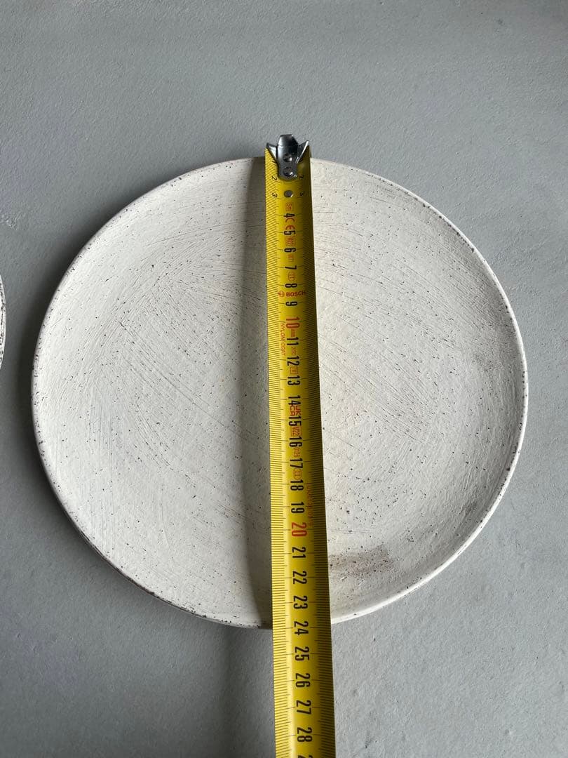 二階堂明弘 プレート 皿 パスタ皿 カレー皿 パン皿 ホワイト 2枚セット