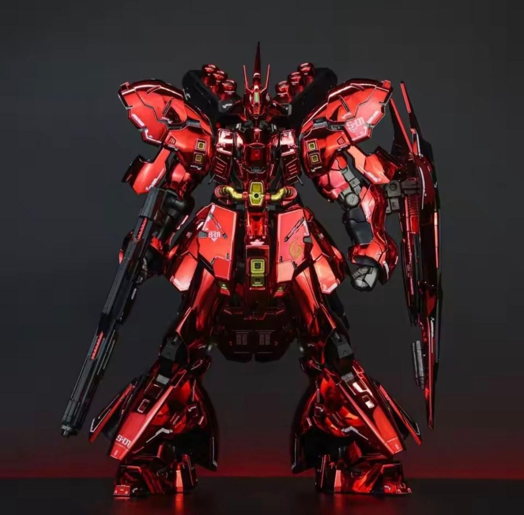 RG サザビー　メカニカルコアメッキ　ファンネルエフェクト付き