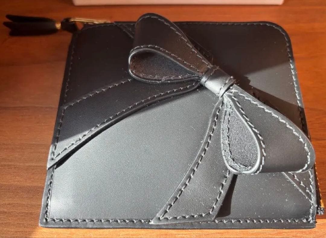 コムデギャルソン 新品 財布 wallet ribbon リボン BIG BOW