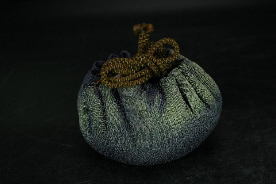 茶道具 古唐津 絵唐津 香合 時代物(K-XA861)