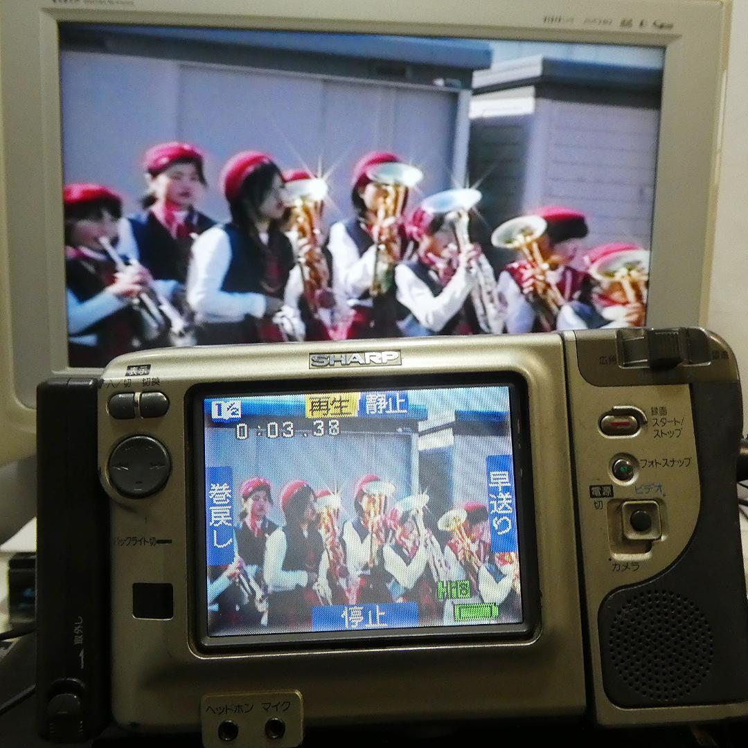 動作良好 Video.Hi8シャープVL-HL80 8ミリビデオカメラDVD化に