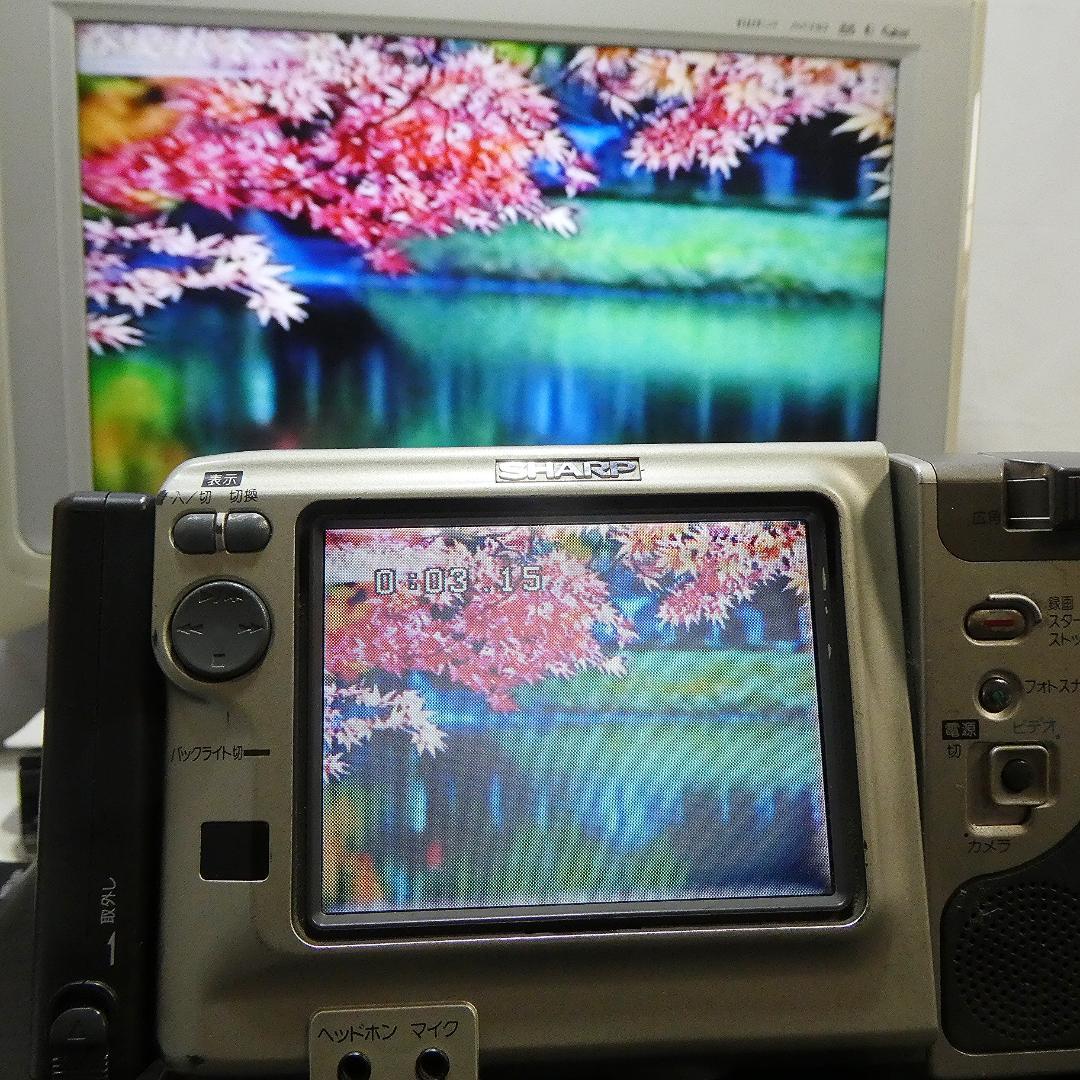 動作良好 Video.Hi8シャープVL-HL80 8ミリビデオカメラDVD化に