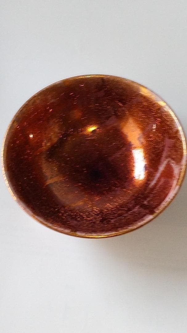 平戸山玉泉 福本彌治右ェ門 極彩金蘭手 釉裏金彩 共箱 共布 栞 抹茶碗 新品