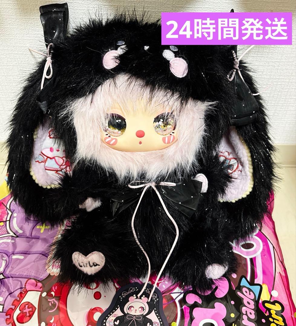 Liila リラ　600% 黒 うさぎ オイル目