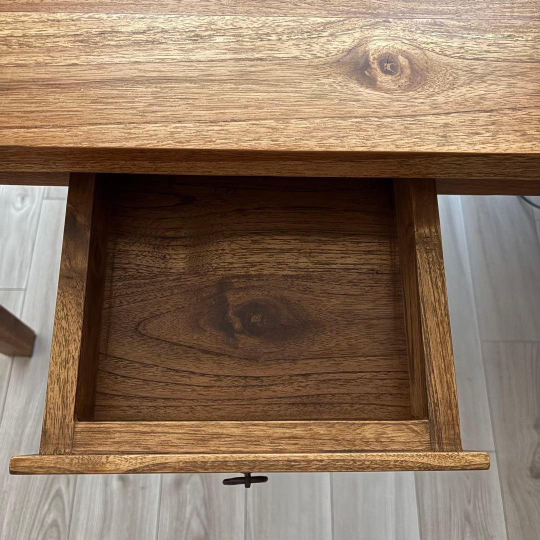 【ぺんたん】チーク無垢材 ダイニングテーブル190cm ☆店舗什器にも