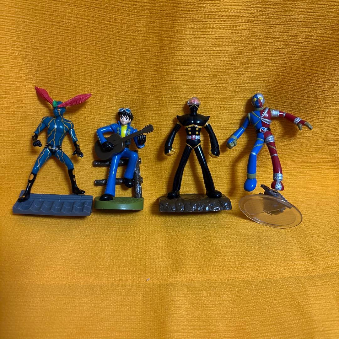 特撮キカイダーシリーズ、イナズマンフィギュア 4体セット
