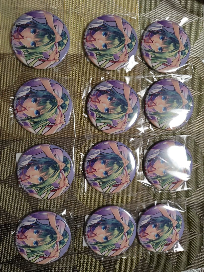 D賞(D-15):缶バッジ ヨモギ くじ引き堂　盾の勇者の成り上がり12個セット