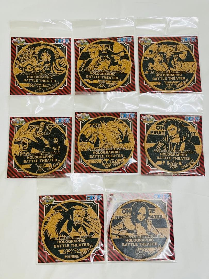 ワンピース 2014 お台場新大陸 限定 コルクコースター ナミ ハンコック