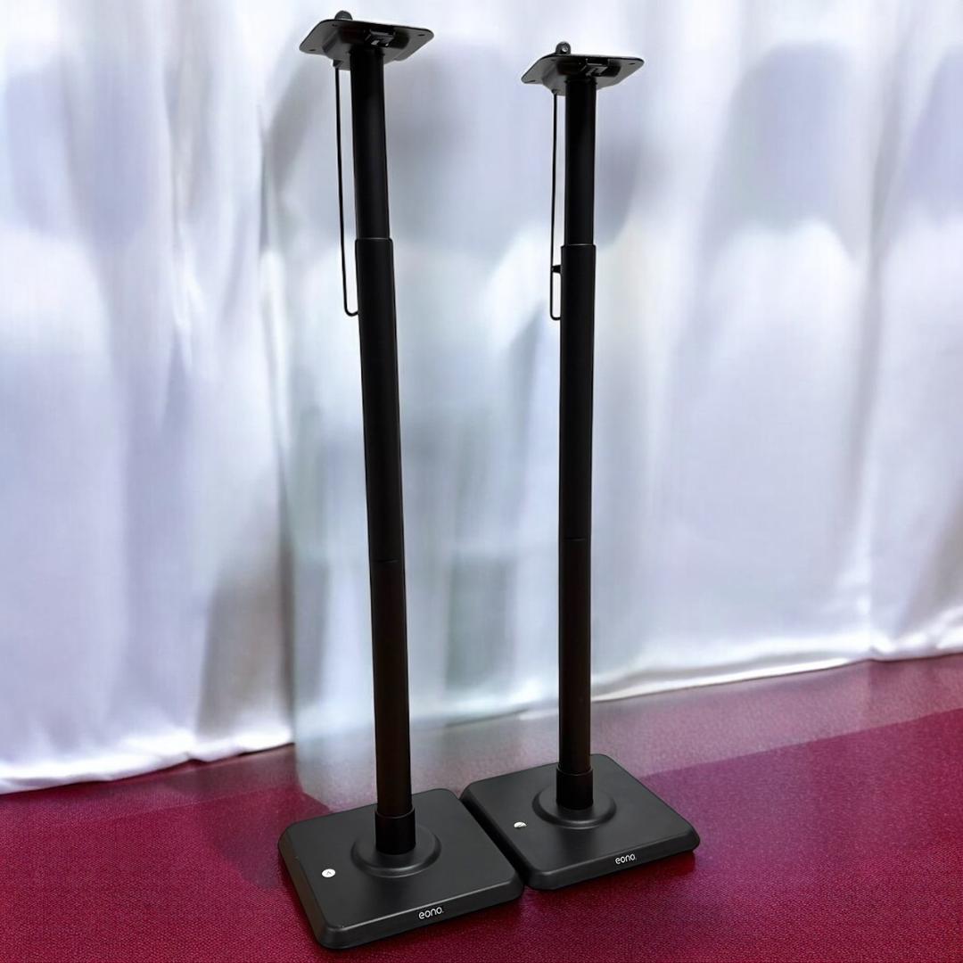 ☆美品 Eono PL5402-07 ブラック スピーカースタンド ペア
